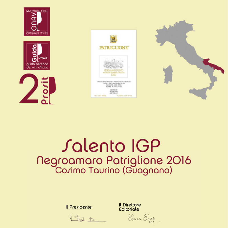 Guida Prosit ONAV 2021-2022 Patriglione Cosimo Taurino